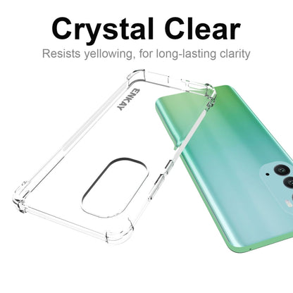 For Motorola Moto Edge 2022 ENKAY Transparent TPU Shockproof Phone Case - Motorola Cases by ENKAY | Online Shopping South Africa | PMC Jewellery