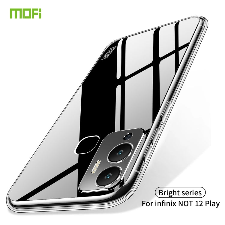 For Infinix Hot 12 Play MOFI Ming Series Ultra-thin TPU Phone Case(Transparent) - Infinix Cases by MOFI | Online Shopping South Africa | PMC Jewellery