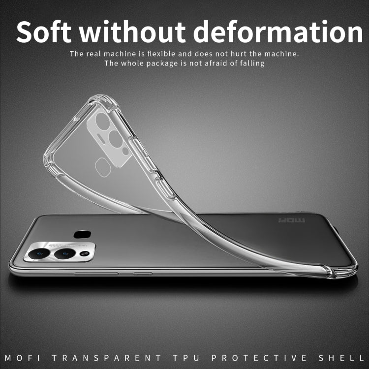 For Infinix Hot 12 Play MOFI Ming Series Ultra-thin TPU Phone Case(Transparent) - Infinix Cases by MOFI | Online Shopping South Africa | PMC Jewellery