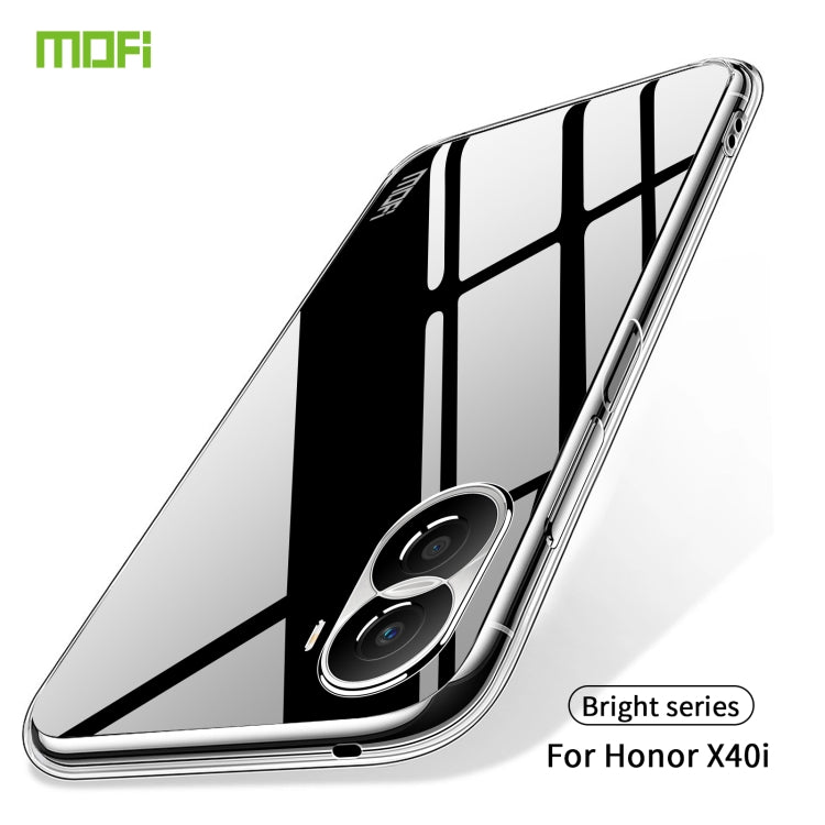 For Honor X40i MOFI Ming Series Ultra-thin TPU Phone Case(Transparent) - Honor Cases by MOFI | Online Shopping South Africa | PMC Jewellery