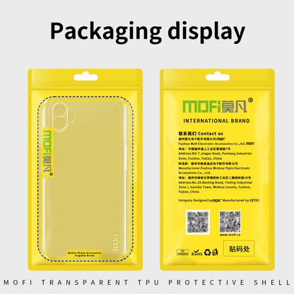 For Realme V20 5G MOFI Ming Series Ultra-thin TPU Phone Case(Transparent) - Realme Cases by MOFI | Online Shopping South Africa | PMC Jewellery