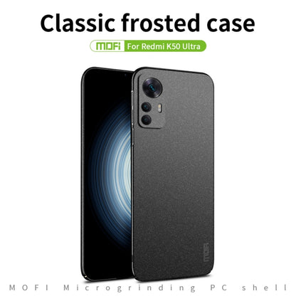 For Xiaomi 12T / 12T Pro / Redmi K50 Ultra MOFI Frosted PC Ultra-thin Hard Phone Case(Blue) - Xiaomi Cases by MOFI | Online Shopping South Africa | PMC Jewellery