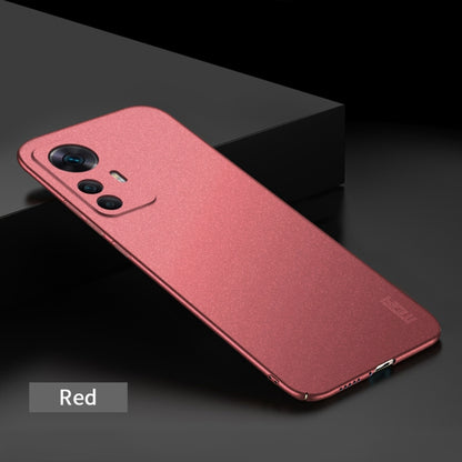 For Xiaomi 12T / 12T Pro / Redmi K50 Ultra MOFI Frosted PC Ultra-thin Hard Phone Case(Red) - Xiaomi Cases by MOFI | Online Shopping South Africa | PMC Jewellery