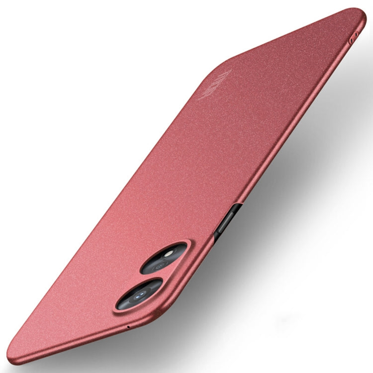 For OPPO A97 5G MOFI Frosted PC Ultra-thin Hard Phone Case(Red) - OPPO Cases by MOFI | Online Shopping South Africa | PMC Jewellery