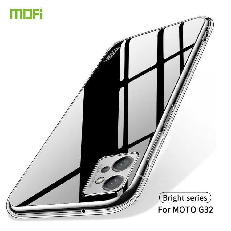 For Motorola Moto G32 MOFI Ming Series Ultra-thin TPU Phone Case(Transparent) - Motorola Cases by MOFI | Online Shopping South Africa | PMC Jewellery