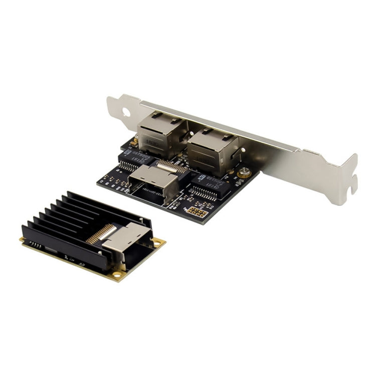 ST7242 Mini PCIE Dual RJ45 Gigabit Ethernet Networking Interface card NHI350AM2 - USB Network Adapter by PMC Jewellery | Online Shopping South Africa | PMC Jewellery | Buy Now Pay Later Mobicred