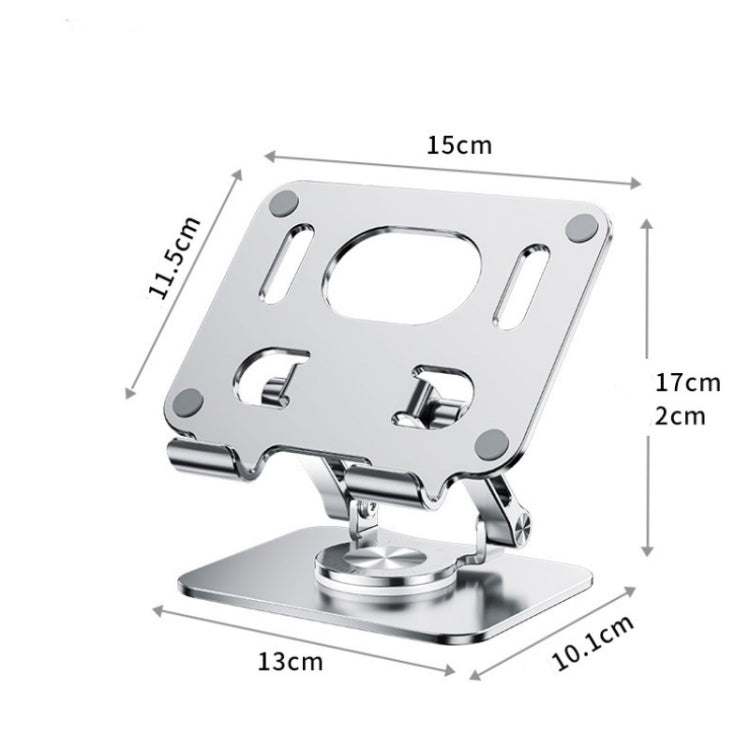 2026 Folding Adjustable Height Ergonomic 360 Rotation CNC Aluminum Desk Laptop Stand - Laptop Stand by PMC Jewellery | Online Shopping South Africa | PMC Jewellery | Buy Now Pay Later Mobicred