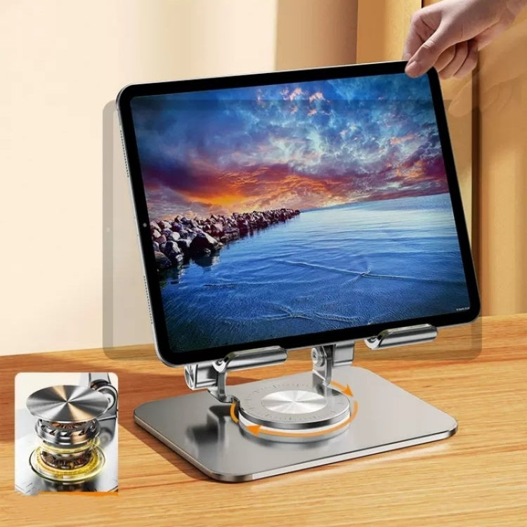 2026 Folding Adjustable Height Ergonomic 360 Rotation CNC Aluminum Desk Laptop Stand - Laptop Stand by PMC Jewellery | Online Shopping South Africa | PMC Jewellery | Buy Now Pay Later Mobicred