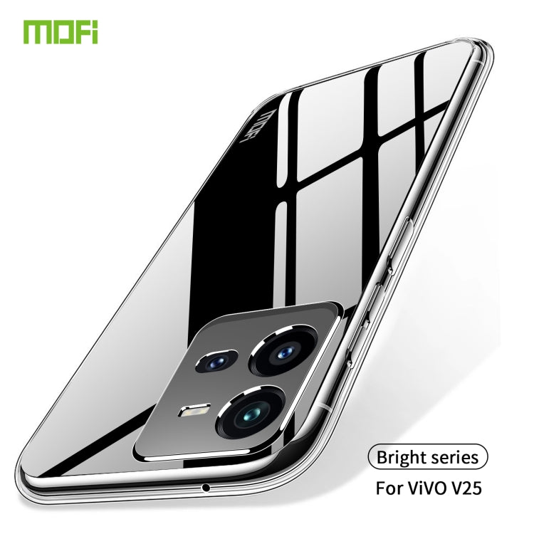 For vivo V25 MOFI Ming Series Ultra-thin TPU Phone Case(Transparent) - vivo Cases by MOFI | Online Shopping South Africa | PMC Jewellery