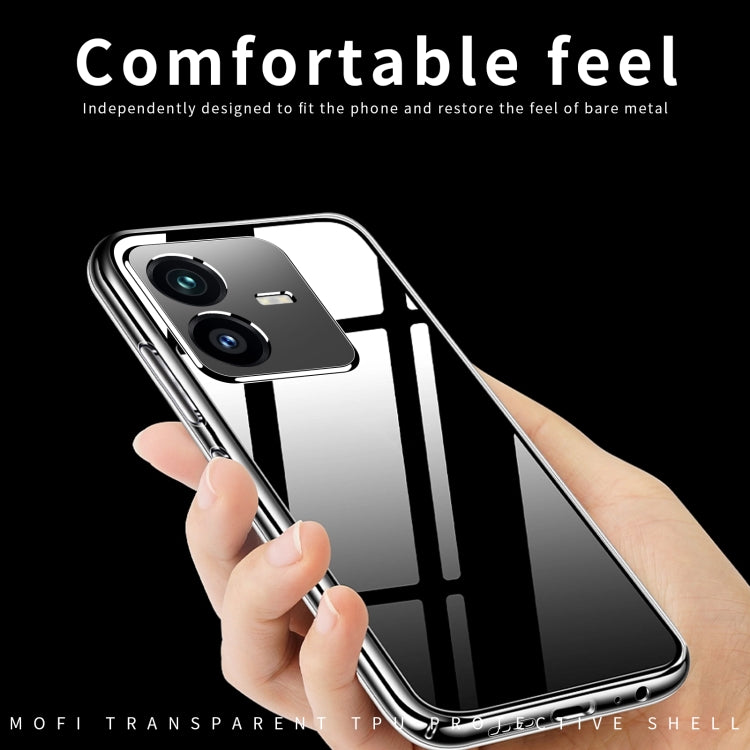 For vivo Y22 / Y22s MOFI Ming Series Ultra-thin TPU Phone Case(Transparent) - vivo Cases by MOFI | Online Shopping South Africa | PMC Jewellery