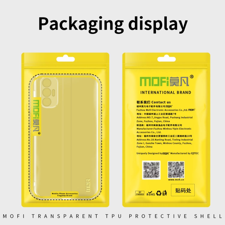 For Honor X8 5G MOFI Ming Series Ultra-thin TPU Phone Case(Transparent) - Honor Cases by MOFI | Online Shopping South Africa | PMC Jewellery