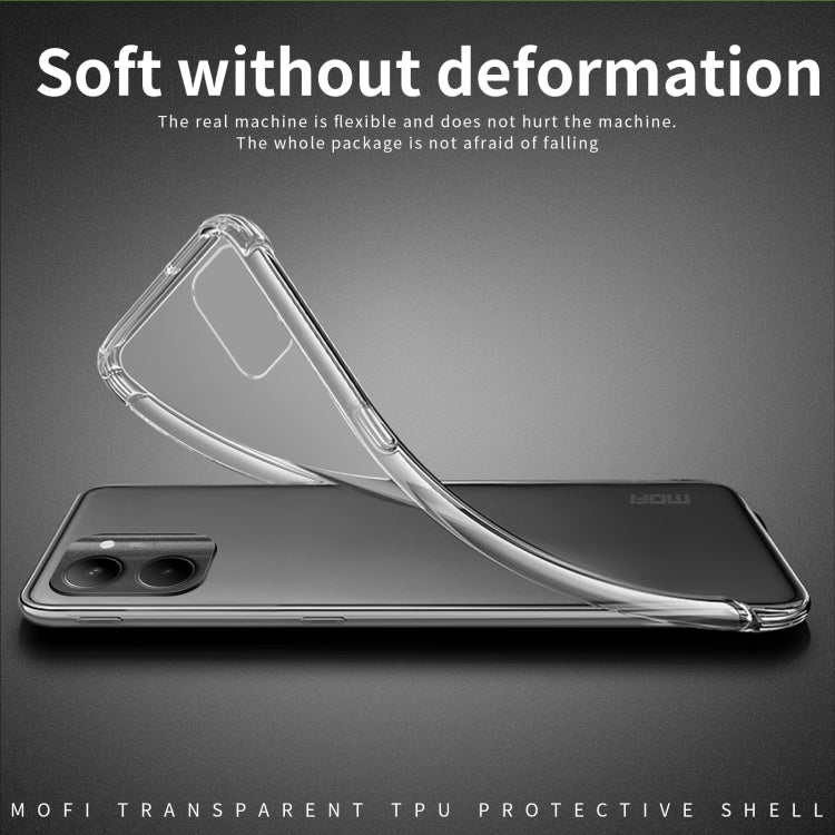 For Realme C33 / C30S MOFI Ming Series Ultra-thin TPU Phone Case(Transparent) - Realme Cases by MOFI | Online Shopping South Africa | PMC Jewellery