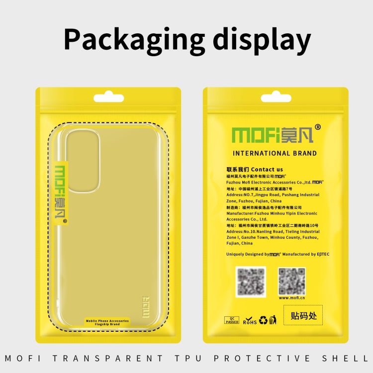 For Motorola Moto Edge 30 MOFI Ming Series Ultra-thin TPU Phone Case(Transparent) - Motorola Cases by MOFI | Online Shopping South Africa | PMC Jewellery