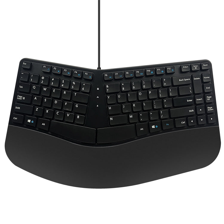 390B Ergonomic Compact Size Gaming Keyboard - Wired Keyboard by PMC Jewellery | Online Shopping South Africa | PMC Jewellery | Buy Now Pay Later Mobicred