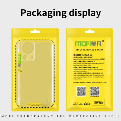 For OPPO A17 / A17K MOFI Ming Series Ultra-thin TPU Phone Case(Transparent) - OPPO Cases by MOFI | Online Shopping South Africa | PMC Jewellery