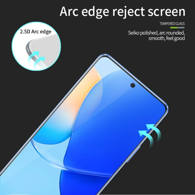 For Huawei Nova Y90 MOFI 9H 2.5D Full Screen Tempered Glass Film(Black) - Huawei Tempered Glass by MOFI | Online Shopping South Africa | PMC Jewellery