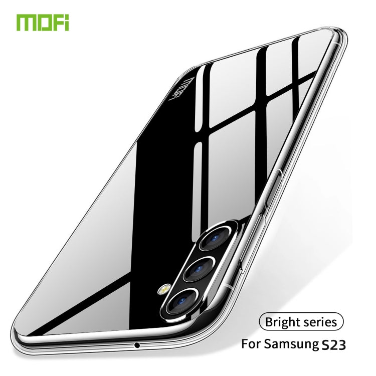 For Samsung Galaxy S23 MOFI Ming Series Ultra-thin TPU Phone Case(Transparent) - Galaxy S23 5G Cases by MOFI | Online Shopping South Africa | PMC Jewellery