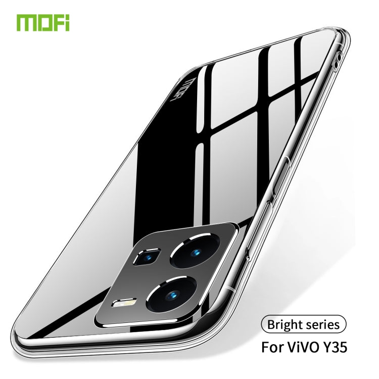 For vivo Y35 4G MOFI Ming Series Ultra-thin TPU Phone Case(Transparent) - vivo Cases by MOFI | Online Shopping South Africa | PMC Jewellery