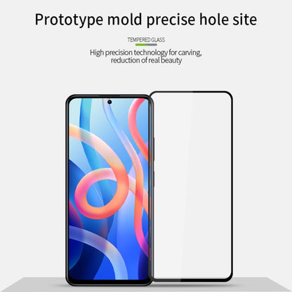 For Xiaomi Redmi Note12 MOFI 9H 2.5D Full Screen Tempered Glass Film(Black) - Note 12 Tempered Glass by MOFI | Online Shopping South Africa | PMC Jewellery