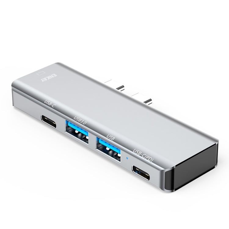 ENKAY Hat-Prince 5 in 2 Hub Type-C to 4K HDMI / USB 3.0 Docking Station Adapter - Adapter by ENKAY | Online Shopping South Africa | PMC Jewellery | Buy Now Pay Later Mobicred