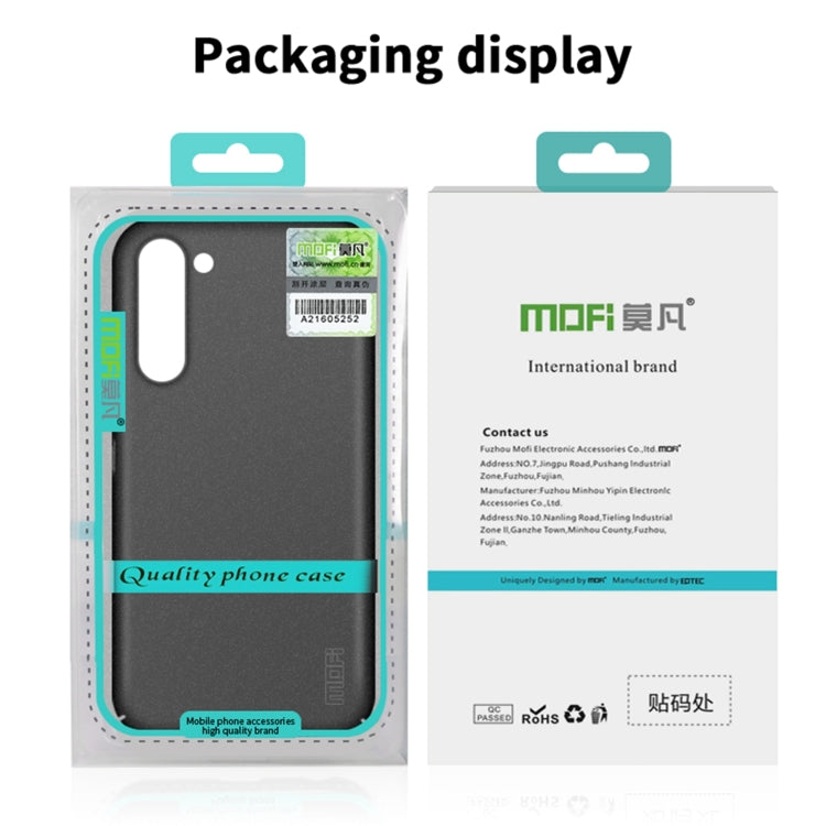 For Samsung Galaxy S23 5G MOFI Fandun Series Frosted Ultra-thin PC Hard Phone Case(Black) - Galaxy S23 5G Cases by MOFI | Online Shopping South Africa | PMC Jewellery