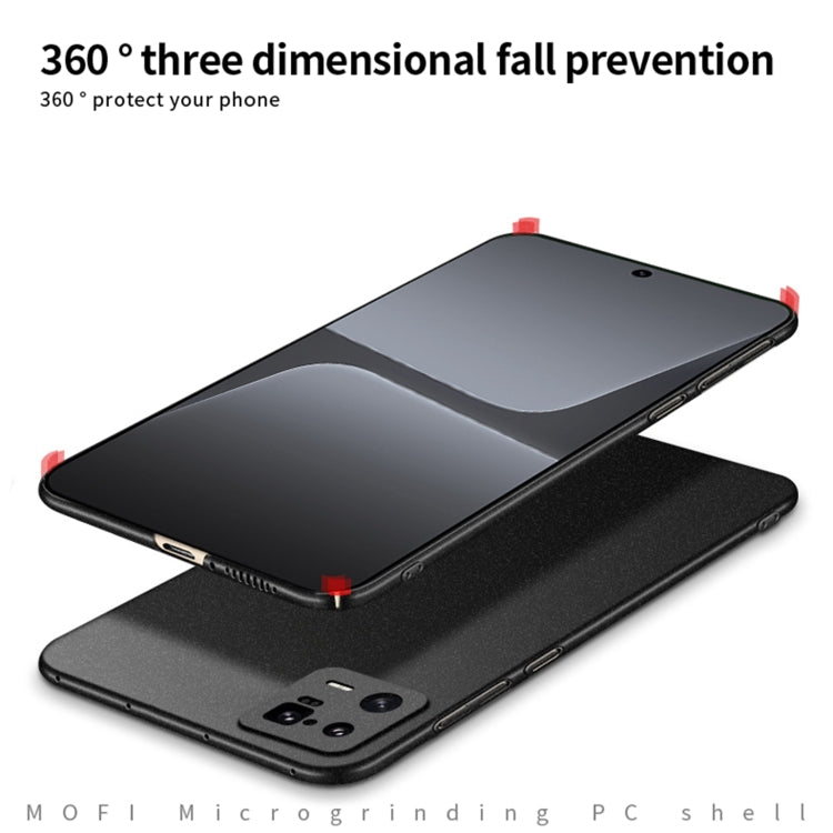 For Xiaomi 13 Pro MOFI Fandun Series Frosted Ultra-thin PC Hard Phone Case(Black) - 13 Pro Cases by MOFI | Online Shopping South Africa | PMC Jewellery