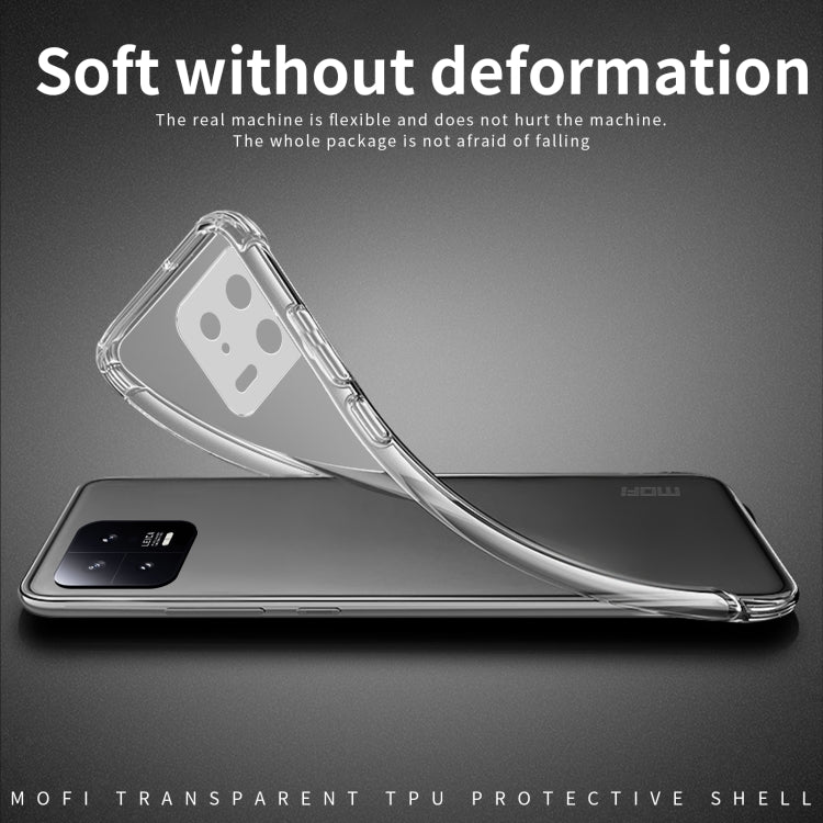 For Xiaomi 13 MOFI Ming Series Ultra-thin TPU Phone Case(Transparent) - 13 Cases by MOFI | Online Shopping South Africa | PMC Jewellery