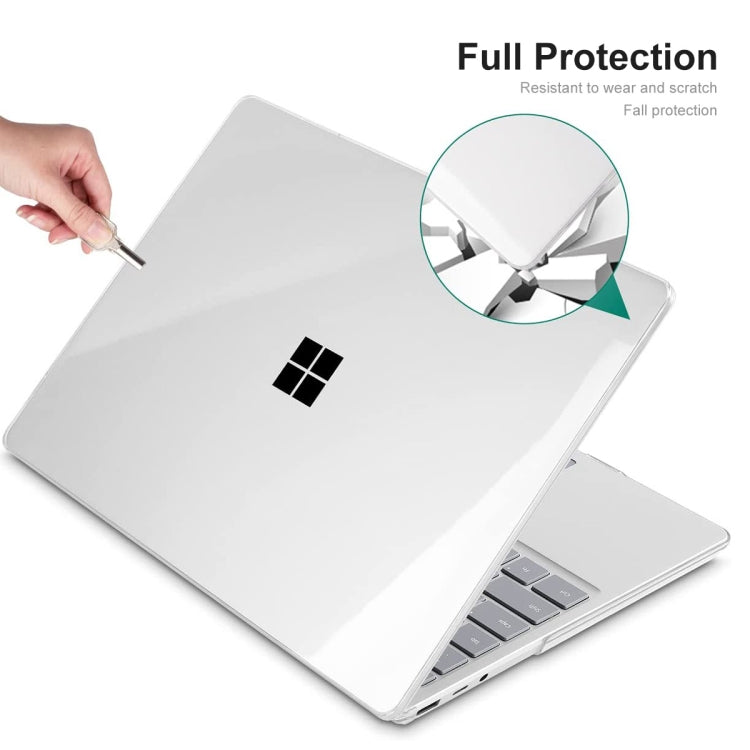 For Microsoft Surface Laptop 3/4/5 13.5 Steel 1868/1951 ENKAY Hat-Prince Shockproof Crystal Hard Case(Transparent) - Microsoft by ENKAY | Online Shopping South Africa | PMC Jewellery | Buy Now Pay Later Mobicred