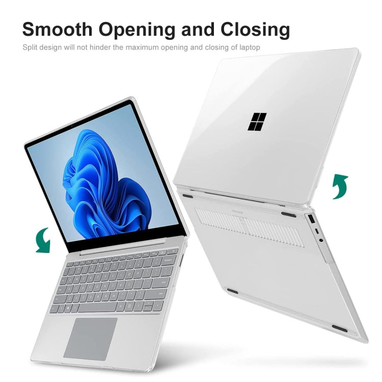 For Microsoft Surface Laptop 2/3/4/5 13.5 Cloth 1769/1867/1958/1950 ENKAY Hat-Prince Shockproof Crystal Hard Case(Transparent) - Microsoft by ENKAY | Online Shopping South Africa | PMC Jewellery | Buy Now Pay Later Mobicred