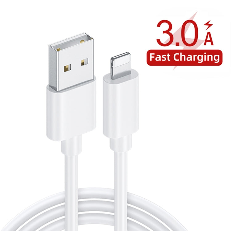 PD04 Type-C + USB Mobile Phone Charger with USB to 8 Pin Cable, US Plug(White) - USB Charger by PMC Jewellery | Online Shopping South Africa | PMC Jewellery | Buy Now Pay Later Mobicred