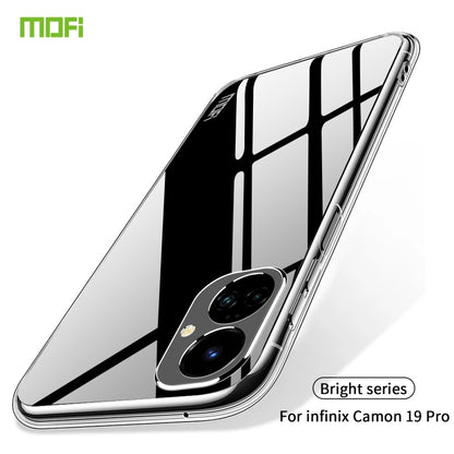 For Tenco Camon 19 Pro 5G MOFI Ming Series Ultra-thin TPU Phone Case(Transparent) - Tecno Cases by MOFI | Online Shopping South Africa | PMC Jewellery