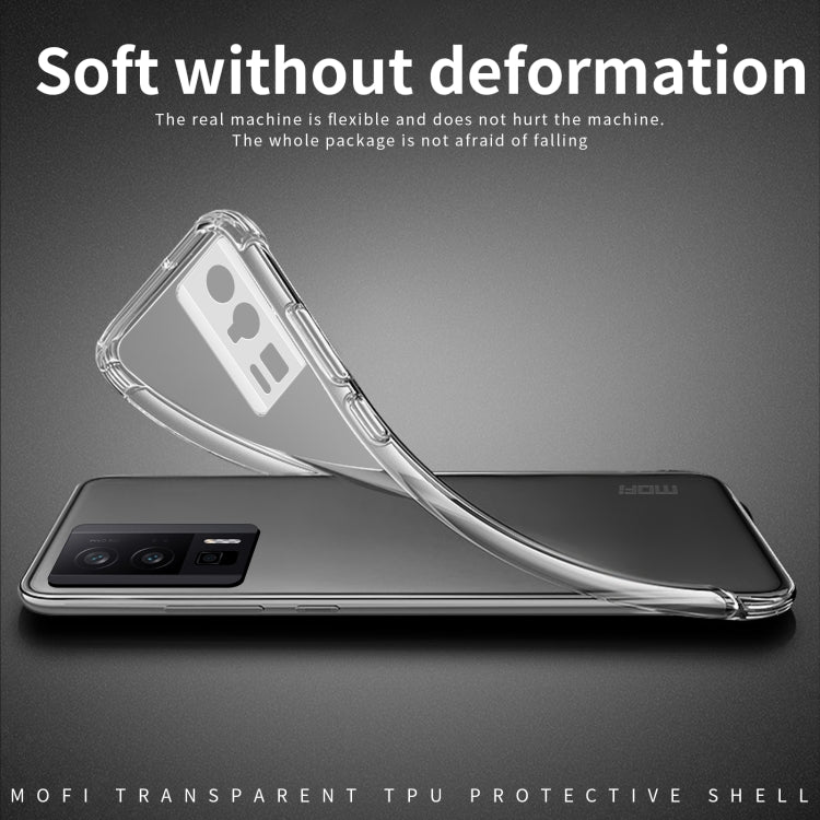 For Xiaomi Redmi K60 / K60 Pro MOFI Ming Series Ultra-thin TPU Phone Case(Transparent) - Xiaomi Cases by MOFI | Online Shopping South Africa | PMC Jewellery