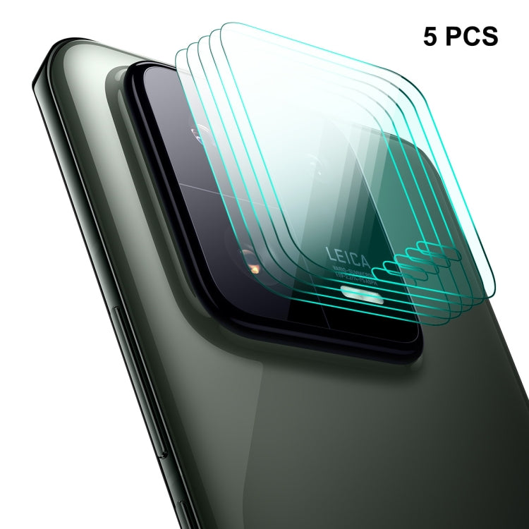 5pcs For Xiaomi 13 Pro ENKAY Hat-Prince 9H Rear Camera Lens Tempered Glass Film - 13 Pro Tempered Glass by ENKAY | Online Shopping South Africa | PMC Jewellery