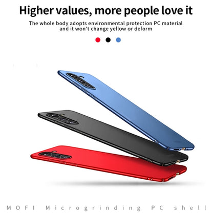 For Samsung Galaxy A35 5G MOFI Frosted PC Ultra-thin Hard Phone Case(Red) - Galaxy Phone Cases by MOFI | Online Shopping South Africa | PMC Jewellery