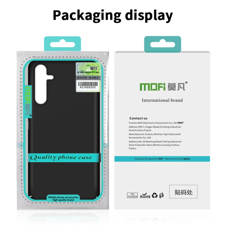 For Samsung Galaxy A55 5G MOFI Frosted PC Ultra-thin Hard Phone Case(Black) - Galaxy Phone Cases by MOFI | Online Shopping South Africa | PMC Jewellery