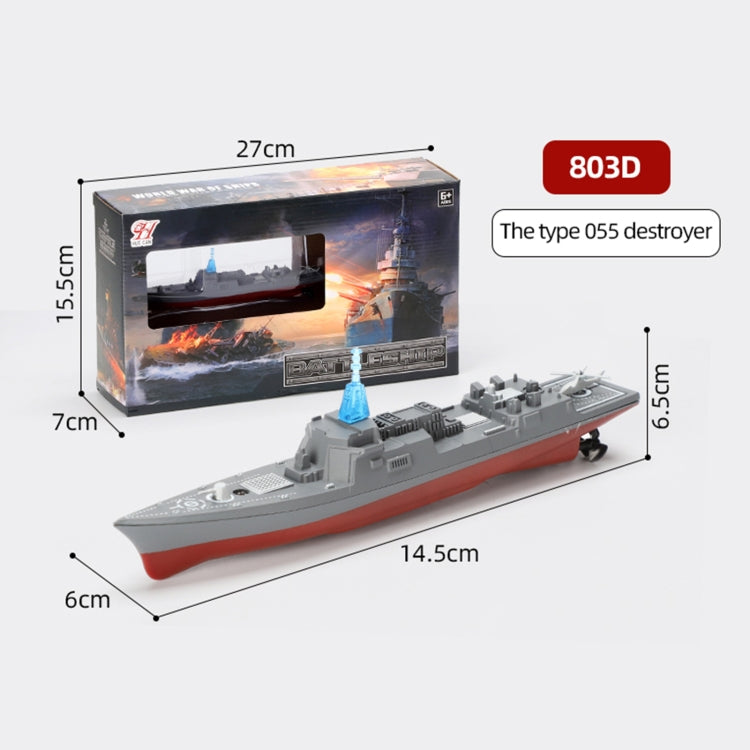 MoFun 803 2.4G Remote Control Warship Simulation Ship(803D) - RC Boats by MoFun | Online Shopping South Africa | PMC Jewellery