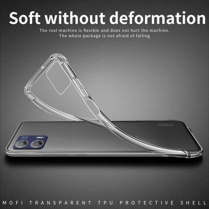 For Motorola Moto G73 MOFI Ming Series Ultra-thin TPU Phone Case(Transparent) - Motorola Cases by MOFI | Online Shopping South Africa | PMC Jewellery