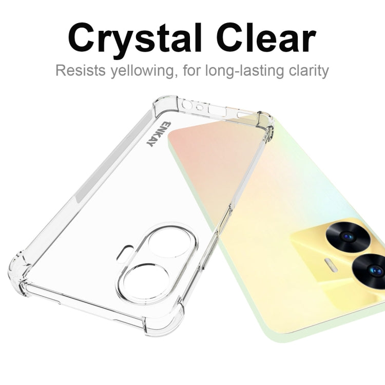 For Realme C55 4G ENKAY Clear TPU Shockproof Anti-slip Phone Case - Realme Cases by ENKAY | Online Shopping South Africa | PMC Jewellery | Buy Now Pay Later Mobicred