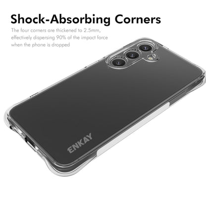 For Samsung Galaxy S25 5G ENKAY Clear TPU Shockproof Anti-slip Phone Case - Galaxy S25 5G Cases by ENKAY | Online Shopping South Africa | PMC Jewellery | Buy Now Pay Later Mobicred