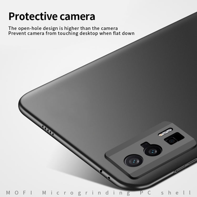 For Xiaomi Redmi K60 / K60 Pro MOFI Frosted Ultra-thin PC Hard Case(Black) - Xiaomi Cases by MOFI | Online Shopping South Africa | PMC Jewellery