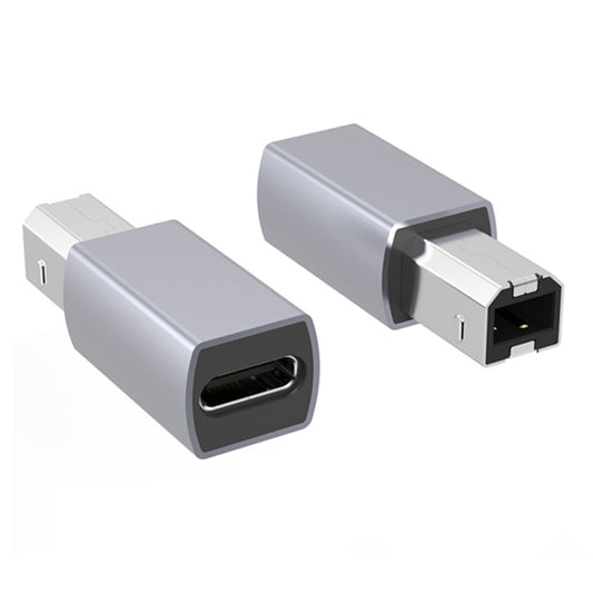 2pcs JUNSUNMAY USB Type-C Female to Male USB 2.0 Type-B Adapter Converter Connector for Printers Scanner Electric Piano - Cable & Adapters by JUNSUNMAY | Online Shopping South Africa | PMC Jewellery