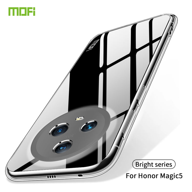 For Honor Magic5 MOFI Ming Series Ultra-thin TPU Phone Case(Transparent) - Honor Cases by MOFI | Online Shopping South Africa | PMC Jewellery