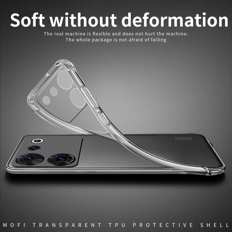 For ZTE Nubia Z50 Ultra MOFI Ming Series Ultra-thin TPU Phone Case(Transparent) - ZTE Cases by MOFI | Online Shopping South Africa | PMC Jewellery