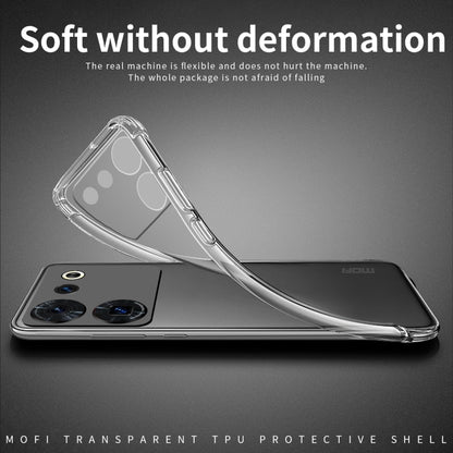 For ZTE Nubia Z50 Ultra MOFI Ming Series Ultra-thin TPU Phone Case(Transparent) - ZTE Cases by MOFI | Online Shopping South Africa | PMC Jewellery