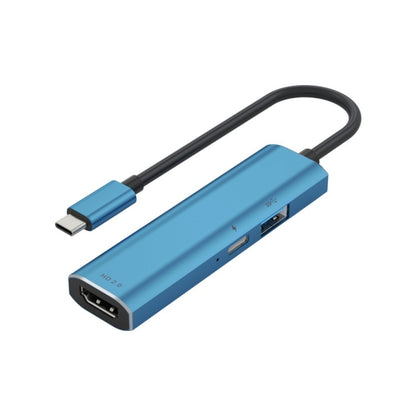 V264 3 in 1 USB-C / Type-C to USB3.0 + PD3.0 + HD2.0 3-Ports Multi Splitter Adapter OTG HUB - USB HUB by PMC Jewellery | Online Shopping South Africa | PMC Jewellery | Buy Now Pay Later Mobicred