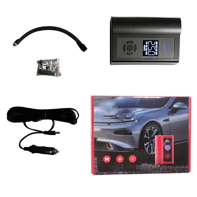 Ai8 Portable Multifunctional LCD Screen Emergency Power Supply 12V Car Start Air Pump(Black) - Inflatable Pump by PMC Jewellery | Online Shopping South Africa | PMC Jewellery