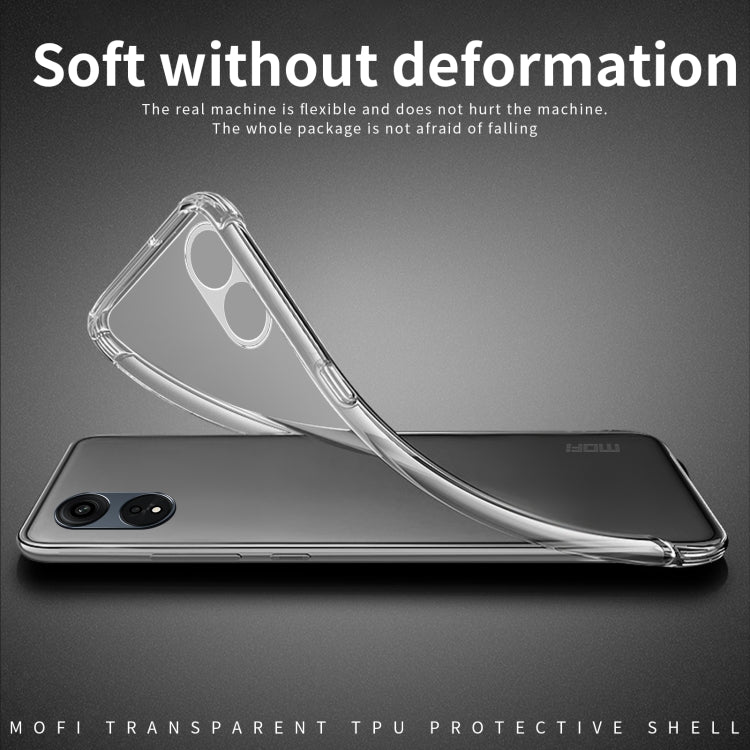 For OPPO A1 5G MOFI Ming Series Ultra-thin TPU Phone Case(Transparent) - OPPO Cases by MOFI | Online Shopping South Africa | PMC Jewellery