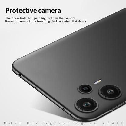 For?Redmi Note 12 Turbo 5G MOFI Micro-Frosted PC Ultra-thin Hard Phone Case(Black) - Xiaomi Cases by MOFI | Online Shopping South Africa | PMC Jewellery