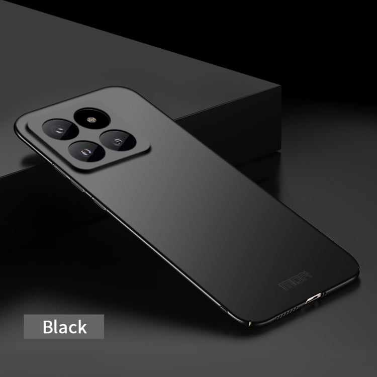 For?Xiaomi 14 Pro MOFI Micro-Frosted PC Ultra-thin Hard Phone Case(Black) - 14 Pro Cases by MOFI | Online Shopping South Africa | PMC Jewellery