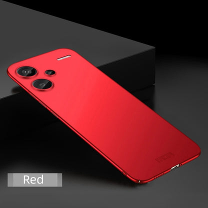 For Redmi Note 13 Pro+ MOFI Micro-Frosted PC Ultra-thin Hard Phone Case(Red) - Note 13 Pro+ Cases by MOFI | Online Shopping South Africa | PMC Jewellery